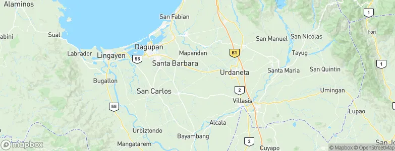 Tebag East, Philippines Map