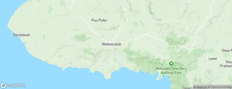 Tebara, Indonesia Map