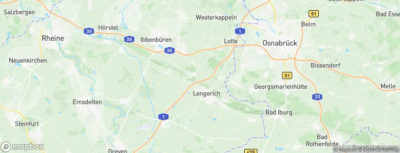 Tecklenburg, Germany Map