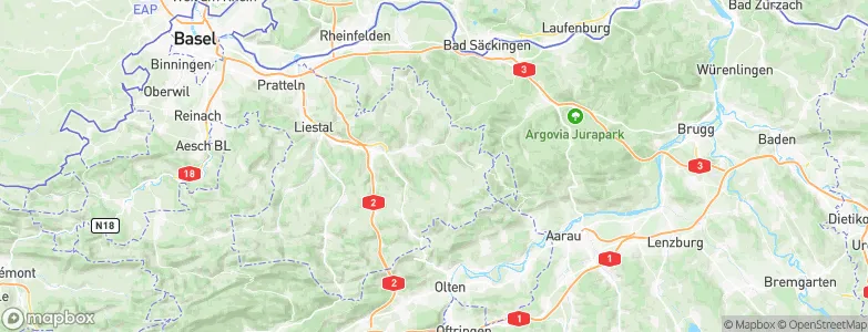 Tecknau, Switzerland Map