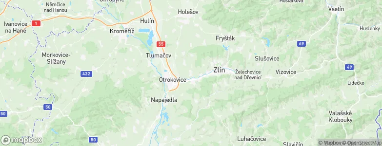 Tečovice, Czechia Map