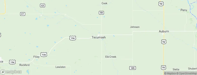 Tecumseh, United States Map