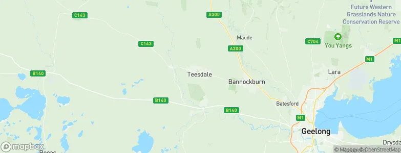 Teesdale, Australia Map