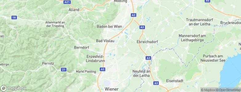 Teesdorf, Austria Map