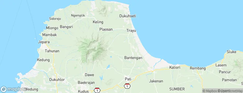 Tegalarum, Indonesia Map