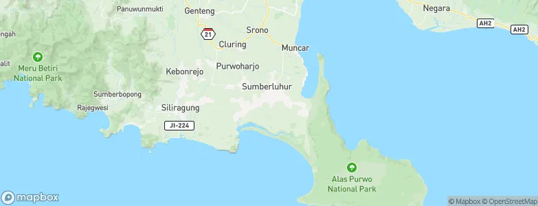 Tegalsari, Indonesia Map