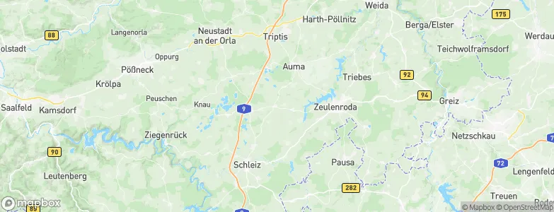 Tegau, Germany Map