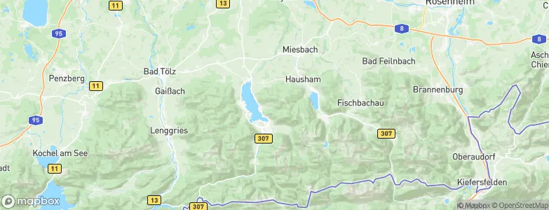 Tegernseeberg, Germany Map