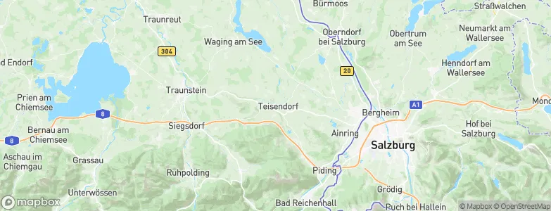 Teisendorf, Germany Map