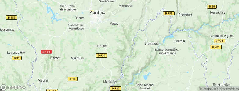 Teissières-lès-Bouliès, France Map