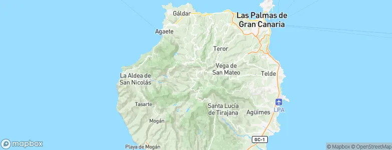 Tejeda, Spain Map