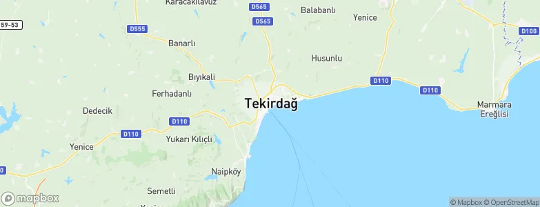 Tekirdağ, Turkey Map