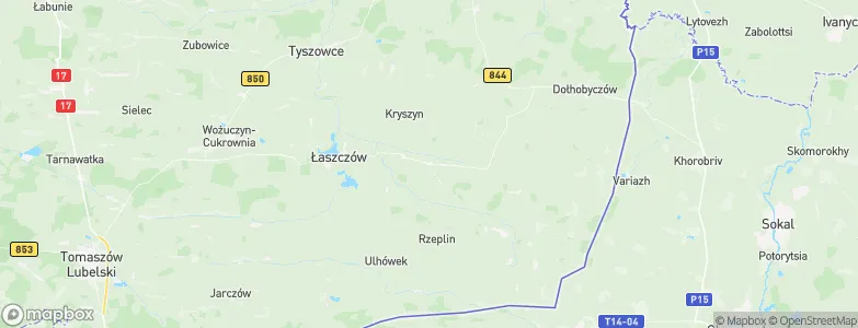 Telatyn, Poland Map