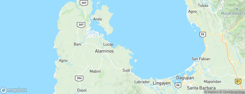 Telbang, Philippines Map
