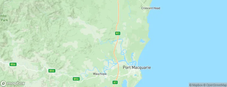 Telegraph Point, Australia Map