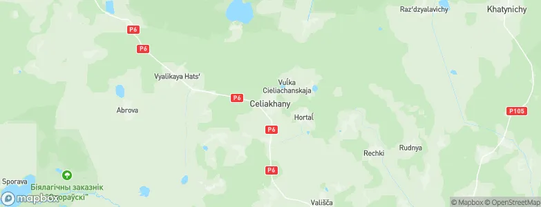 Telekhany, Belarus Map