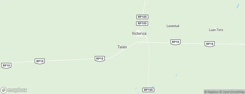Telén, Argentina Map
