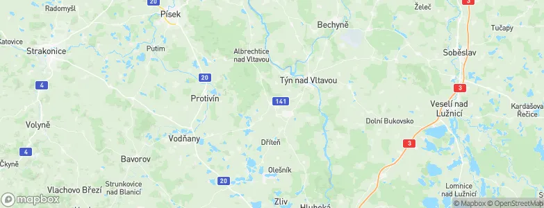 Temelín, Czechia Map