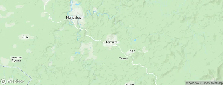 Temirtau, Russia Map