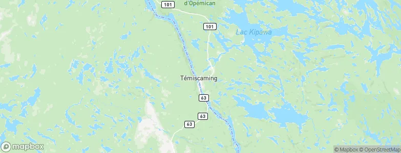 Témiscaming, Canada Map