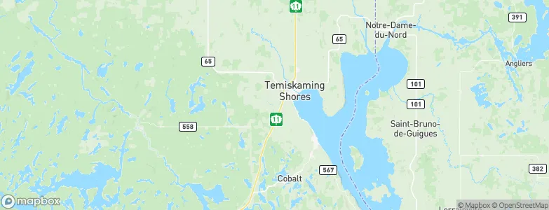 Temiskaming Shores, Canada Map