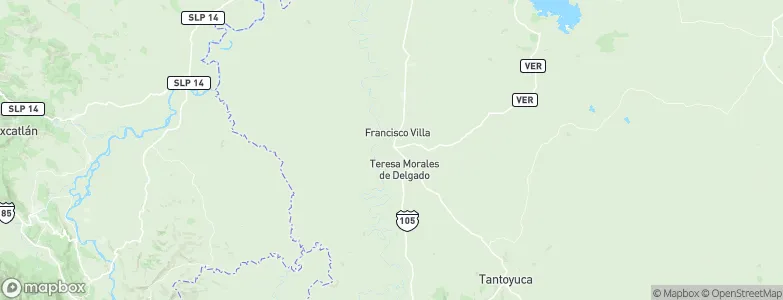 Tempoal de Sánchez, Mexico Map