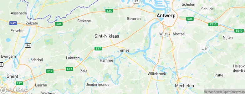 Temse, Belgium Map
