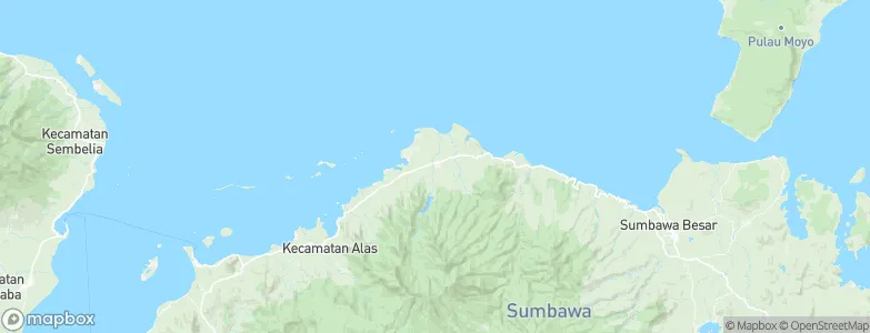 Tengah Satu, Indonesia Map