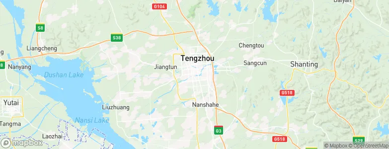 Tengzhou, China Map