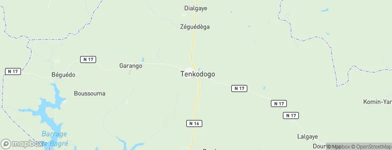 Tenkodogo, Burkina Faso Map