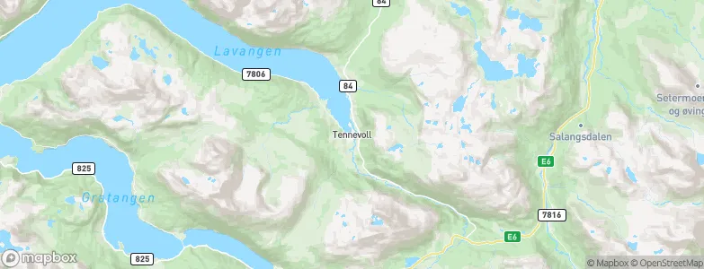 Tennevoll, Norway Map