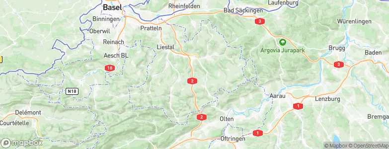 Tenniken, Switzerland Map
