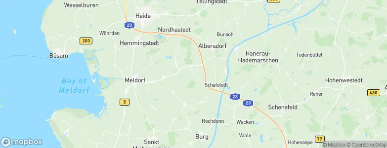 Tensbüttel-Röst, Germany Map