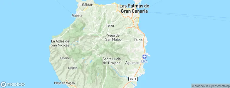 Tenteniguada, Spain Map
