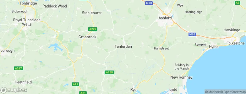 Tenterden, United Kingdom Map