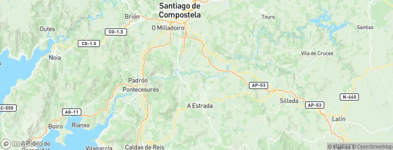 Teo, Spain Map