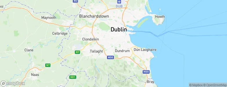 Terenure, Ireland Map