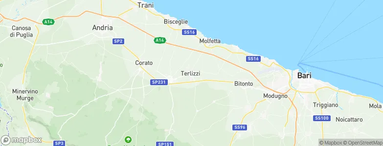 Terlizzi, Italy Map