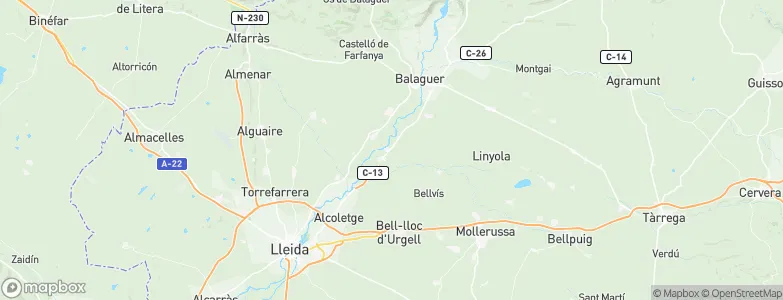 Térmens, Spain Map