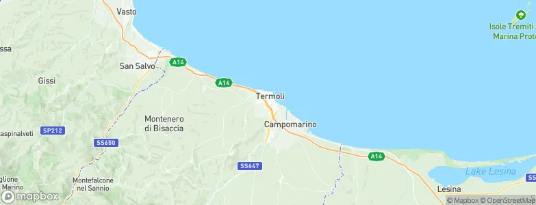 Termoli, Italy Map