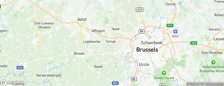 Ternat, Belgium Map