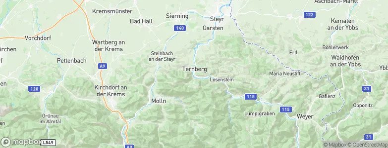 Ternberg, Austria Map