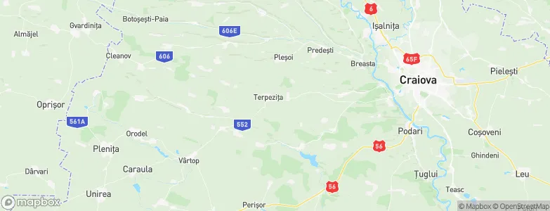 Terpeziţa, Romania Map