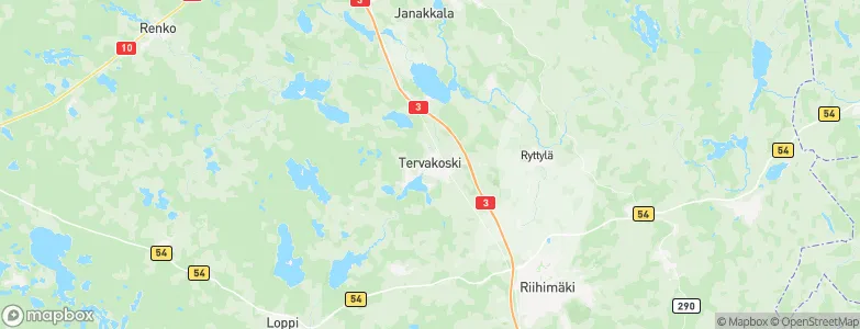 Tervakoski, Finland Map