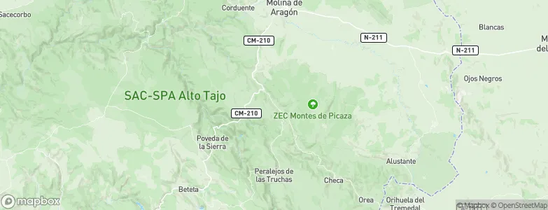 Terzaga, Spain Map