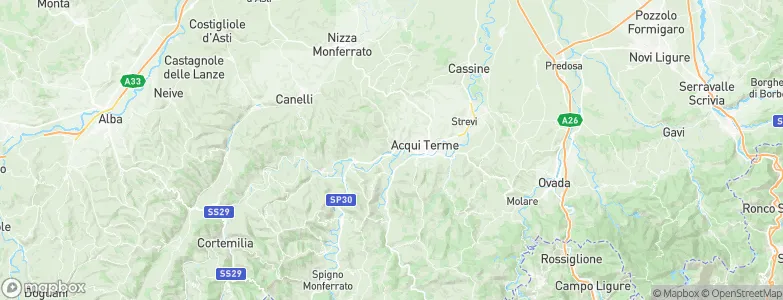 Terzo, Italy Map
