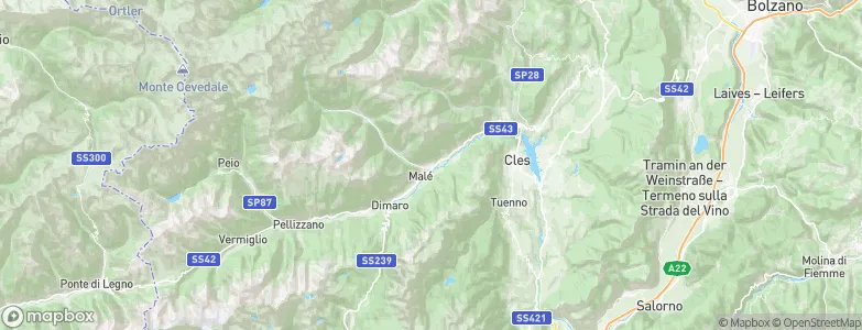 Terzolas, Italy Map
