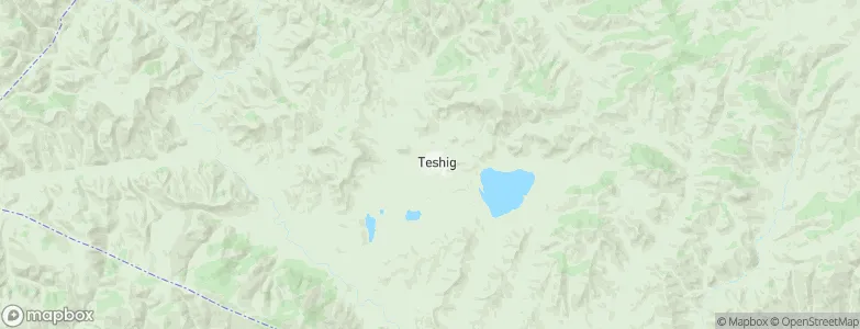 Teshig, Mongolia Map