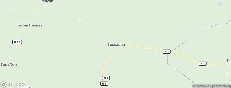 Tessaoua, Niger Map