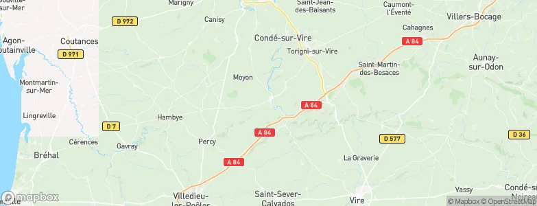 Tessy-Bocage, France Map